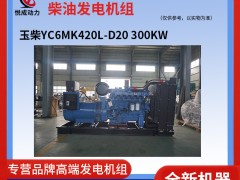 300KW玉柴柴油發電機出廠前測試視頻